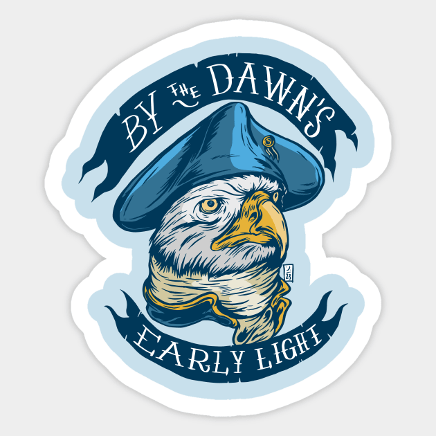 By The Dawn's Early Light Sticker by Thomcat23